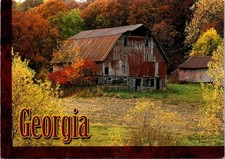 Postal Georgia Panoramic Mountain Lookout Sky Valley View 2010