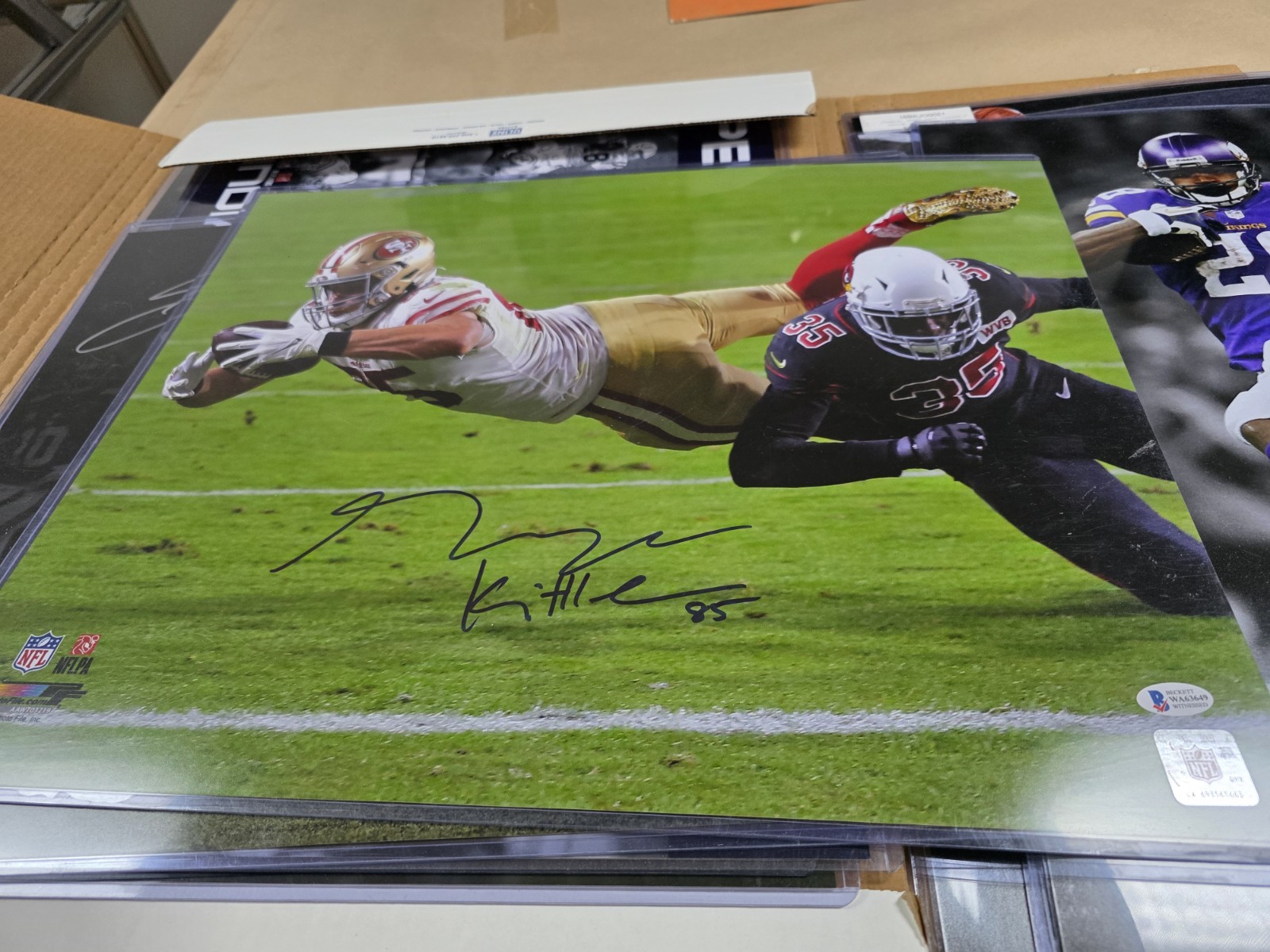 George Kittle Autographed Signed San Francisco 49ers 16x20 Photo Beckett 