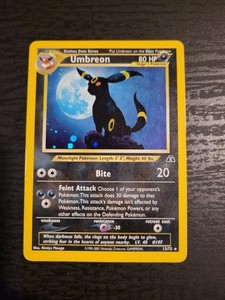 Pokemon TCG NM Umbreon 13/75 Neo Discovery Unlimited Holo Rare - SWIRL 