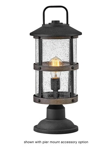 Hinkley Lighting 2687-LV Lakehouse 12v 3.5w 19" Tall Open Air 12v - Black - Picture 2 of 5