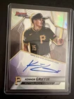 Konnor Griffin 2025 Bowman Best Prospect Refractor On Card Auto Pirates