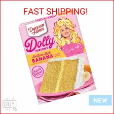 Duncan Hines Dolly Parton's Favorite Southern-Style Banana Flavored Cake Mix, 15