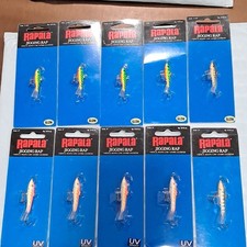 Rapala Jigging Rap Glow UV Jig Multicolor. 3/16oz and 5/16 oz LOT X10