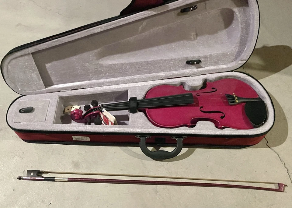 Cremona SV-75RS Premier Novice Series Sparkling Rose Violin Outfit 4/4 Outfit - Image 2 of 4
