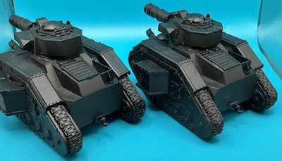 Warhammer 40K Astra Militarum Leman Russ Battle Tank Lot of 2;  Games Workshop