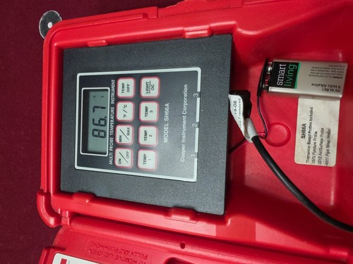 Cooper Atkins SH66A Thermistor Thermometer with LCD Display, Red, -40°F to 300°F - Picture 18 of 20