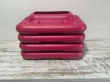 4 Pink Risers for The Step Aerobic Original Circuit Platform