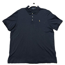 Polo Ralph Lauren Men's Classic Fit Navy Blue XL 100 Cotton Short Sleeve Polo
