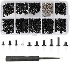 500Pcs M2 M2.5 M3 Laptop Screws Kit, SSD M.2 Screws, Phillips Flat Head Tiny/Sma