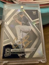 Corbin Burnes  2019 Panini PRIZM SPECTRA Rookie RC Auto LE/10 GOLD AUTO SSSP