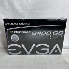 EVGA GeForce 8400 GS 512MB DDR3 Low Profile Bracket Included NEW SEALED