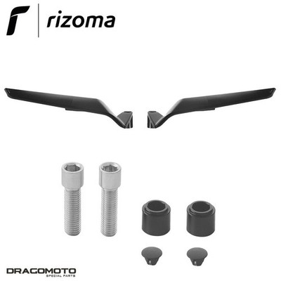 STEALTH NAKED Spiegel Kawasaki Z 900 2025 RIZOMA BSN010B BSN900B Schwarz