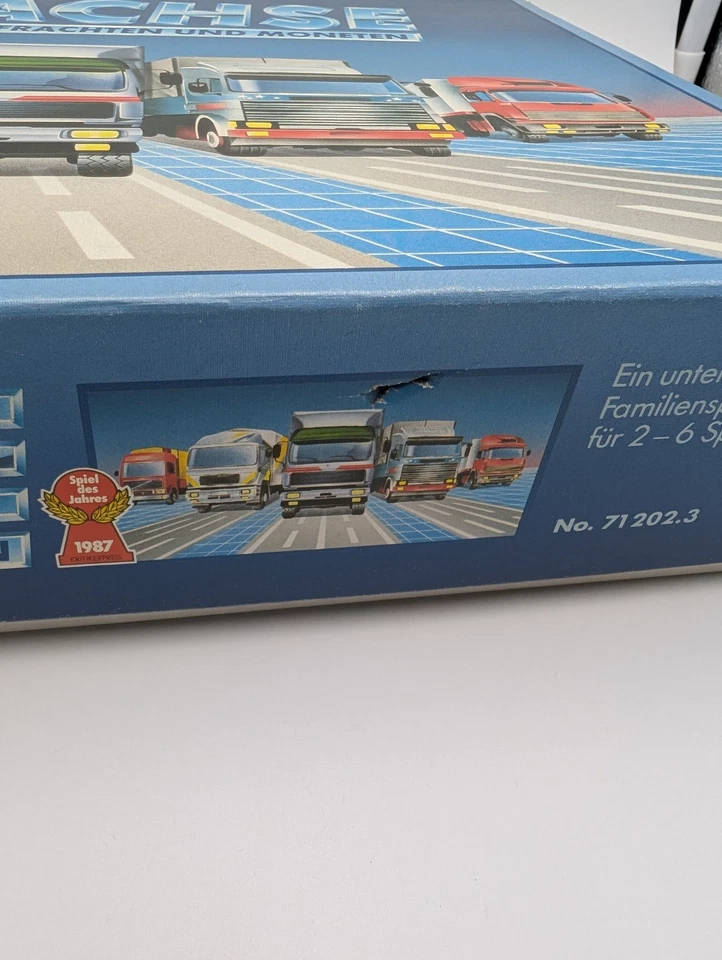 FX Schmid - AUF ACHSE Das Spiel um Brummis, Frachten und Moneten 🎲 Vintage 1987 - Bild 3 von 4