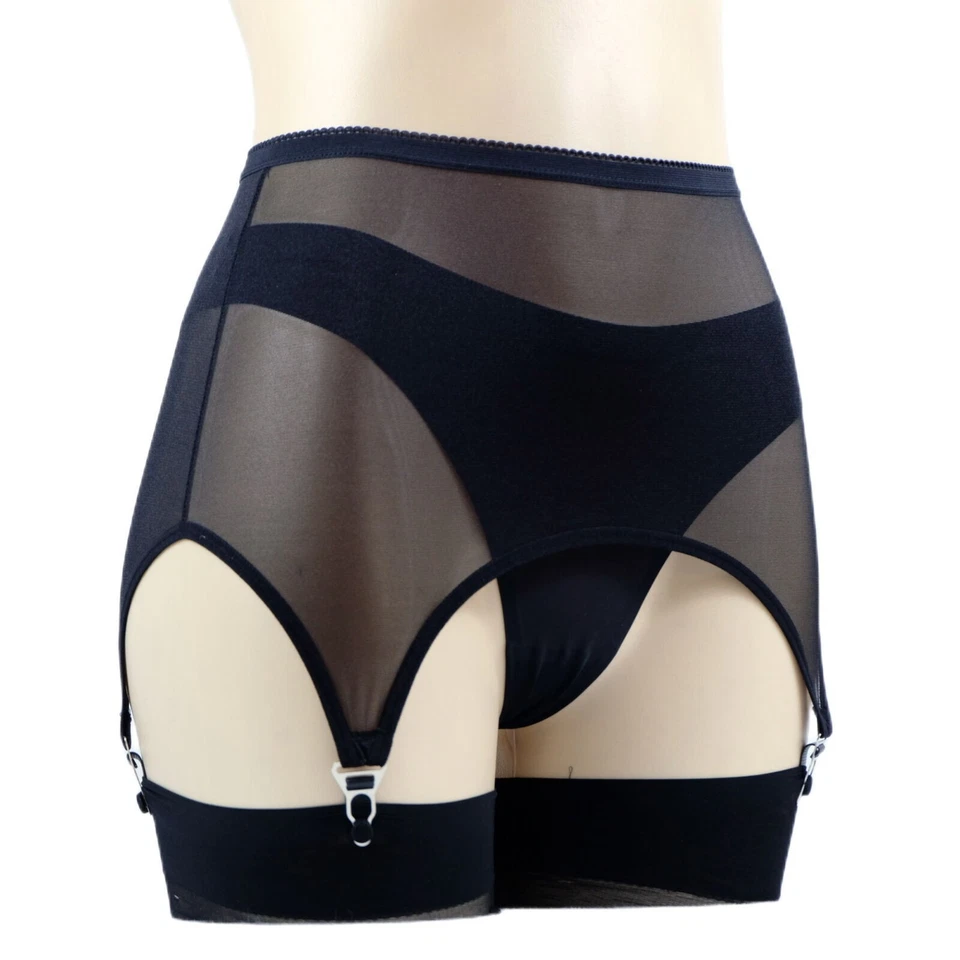 NEW Strumpfhalter Metallschnalle Strapsgürtel Dessous Hüfthalter Strapse Spitze - Bild 2 von 4