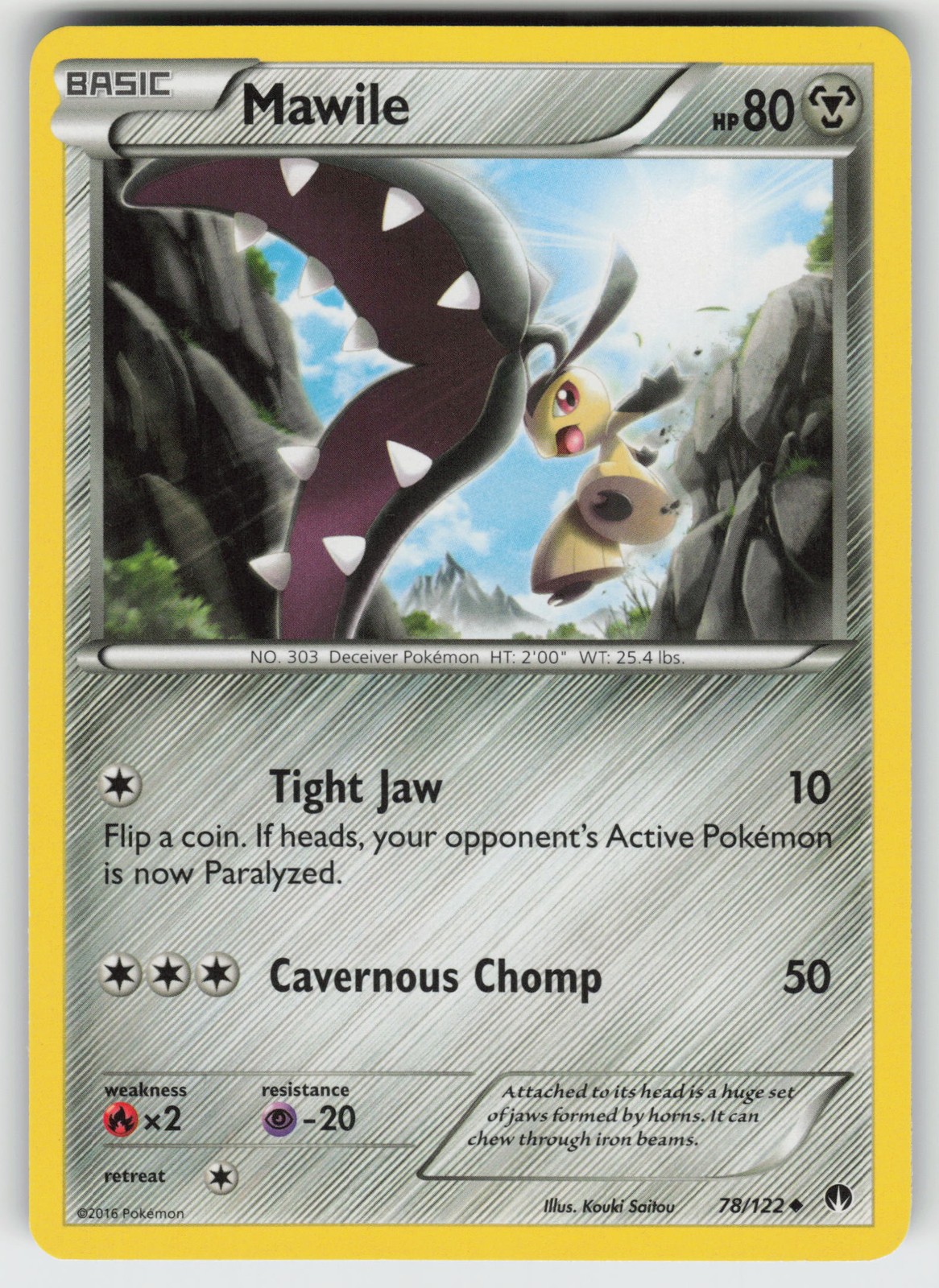 Mawile XY - BREAKpoint 78/122 Uncommon LP Pokemon