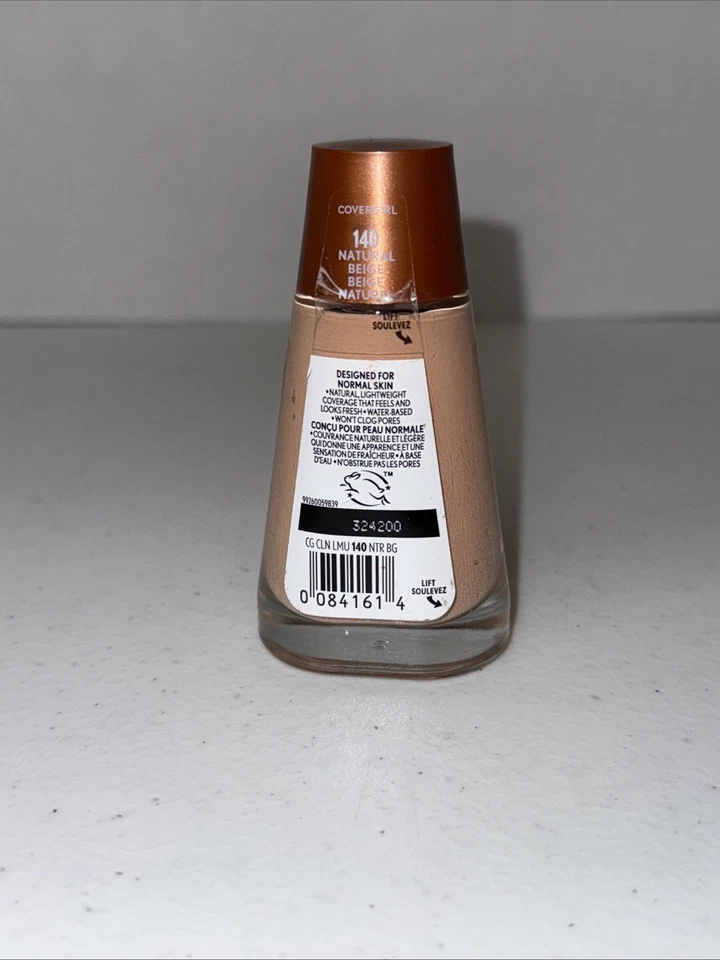 CoverGirl Clean Liquid Foundation - Normal Skin - #140 Natural Beige - 1 fl oz - Image 2 of 2