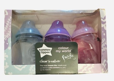 Tommee Tippee Natural Start Anti-Colic 9 oz BPA Free Baby Bottles, 0+ Months New
