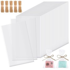 600 Pcs Clear Soap Bags for Soap Packaging 4.7 x 7.9 Inch Clear Flat Soaps Ba...