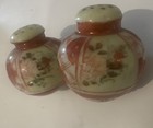 Occupied Japan Antique Hand Painted Porcelain Salt And Pepper Shakers 2” — photo 3