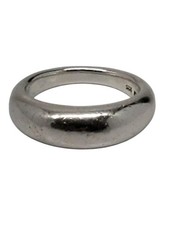 Robert Lee Morris Sterling Silver Dome Ring Size 6.75 #23572