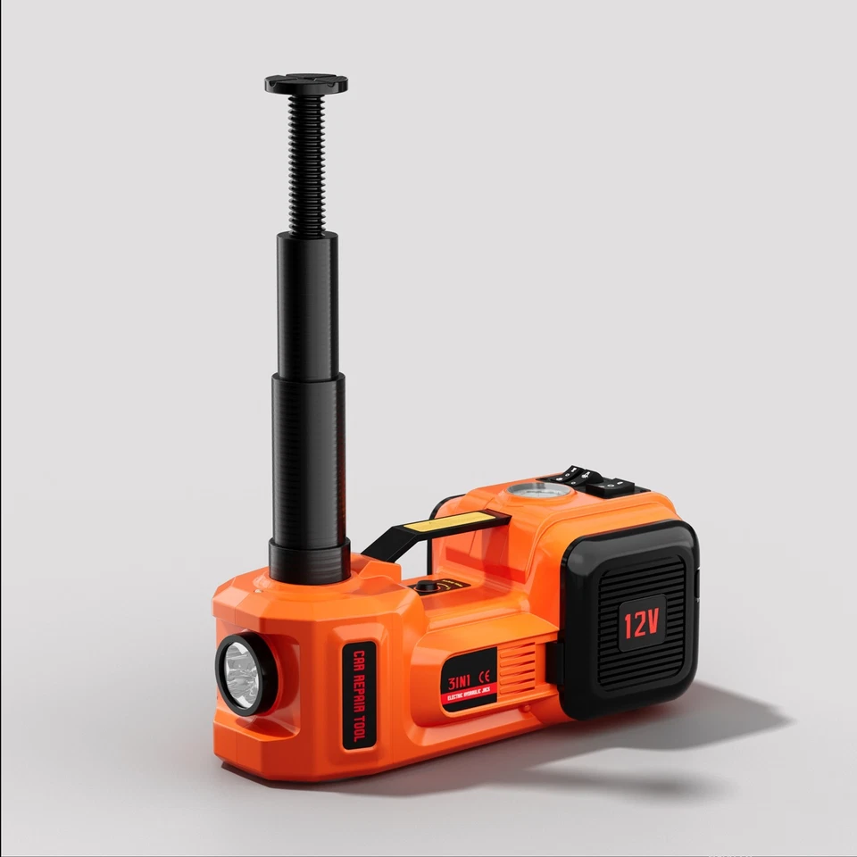 Portable Electric Car Jack Kit, 5 Ton Hydraulic Car Floor Jack  SUV Sedans Truck - Image 2 of 4