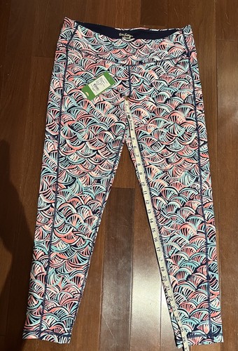Lilly Pulitzer Luxletic Leggings Size Large Weekender UPF 50 - Picture 6 of 7