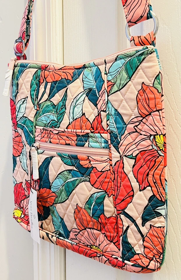 Vera Bradley Signature Print Hipster Crossbody Vintage Floral Adjustable NWT - Image 3 of 4