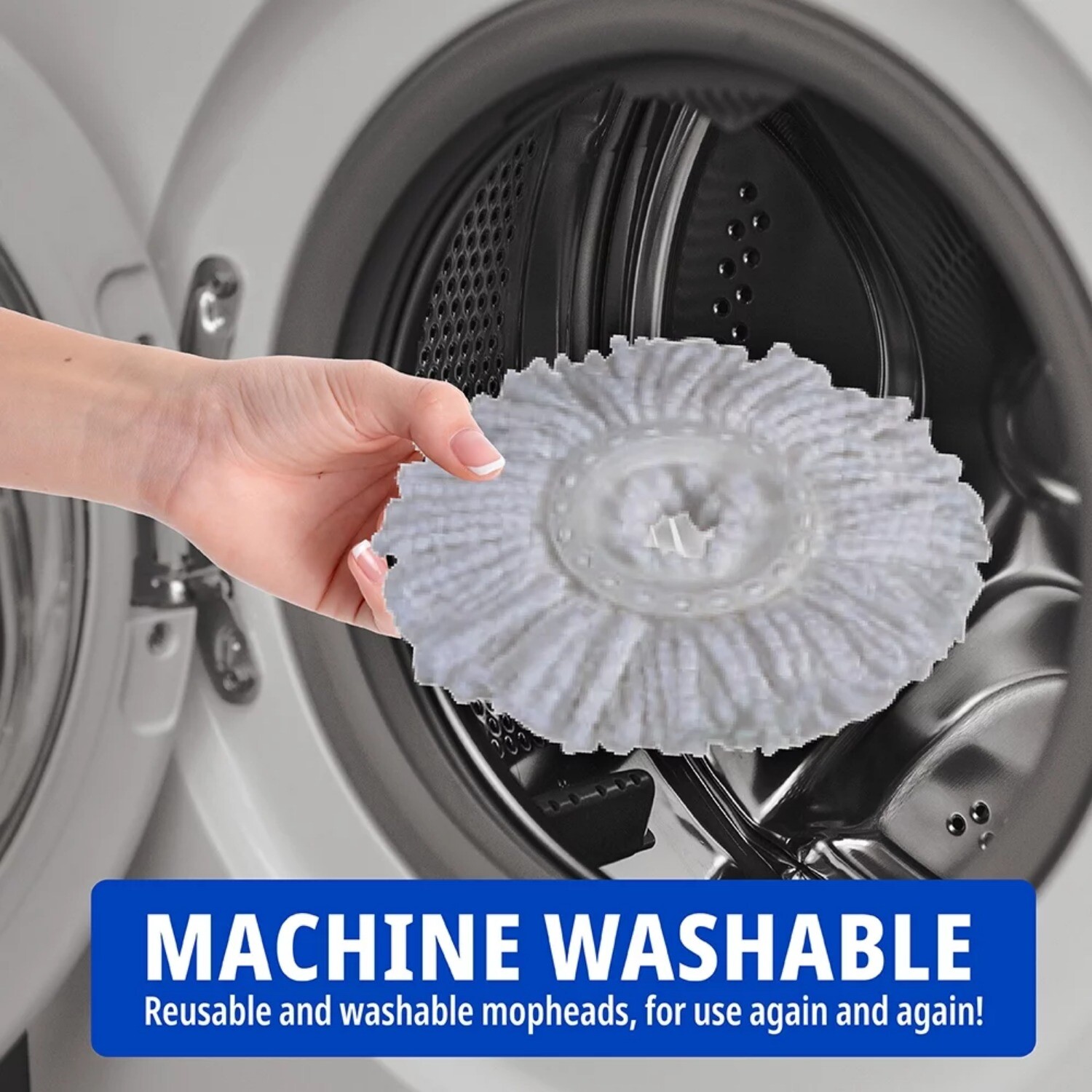 Spin Mop and Bucket Set with Wringer Microfiber Mop Head eBay