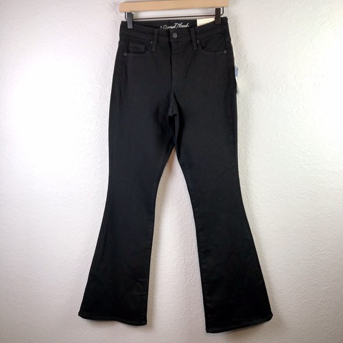 High Rise Flare Jeans Black 
