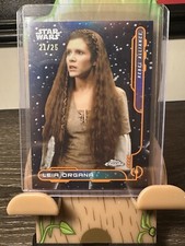 2024 Star Wars Chrome Topps Rebel Alliance Insert RA-1 /25 Orange Leia Organa