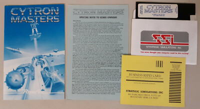 Cytron Masters by SSI/RapidFire for Atari 400/800 & Apple II+,IIe,IIc,IIgs 1982