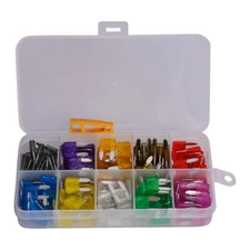 120pcs MINI Blade Fuse Assortment Auto Car Motorcycle SUV FUSES Kit APM ATM US