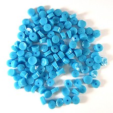 Turquoise Dots D2334-96 COE 96 Glacial Art Glass Fusing Supplies