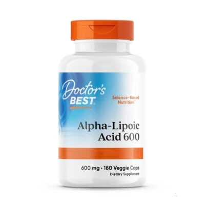 Doctor's Best, dépôt d'acide alpha-lipoïque, 600 mg, 180 légumes. Capsules - ... - Photo 1/4
