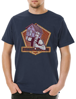 Constructor V Herren T-Shirt Handwerker Maurer Mason Bauarbeiter Bau Zimmermann
