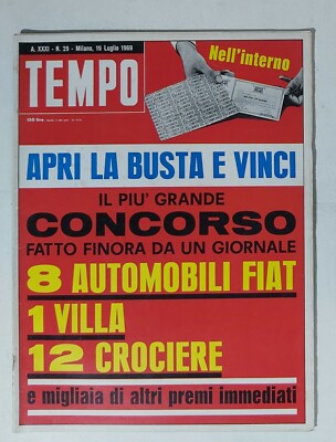 05216 TEMPO - a. XXXI Nr. 29 - 1969 - Fiat Wettbewerb