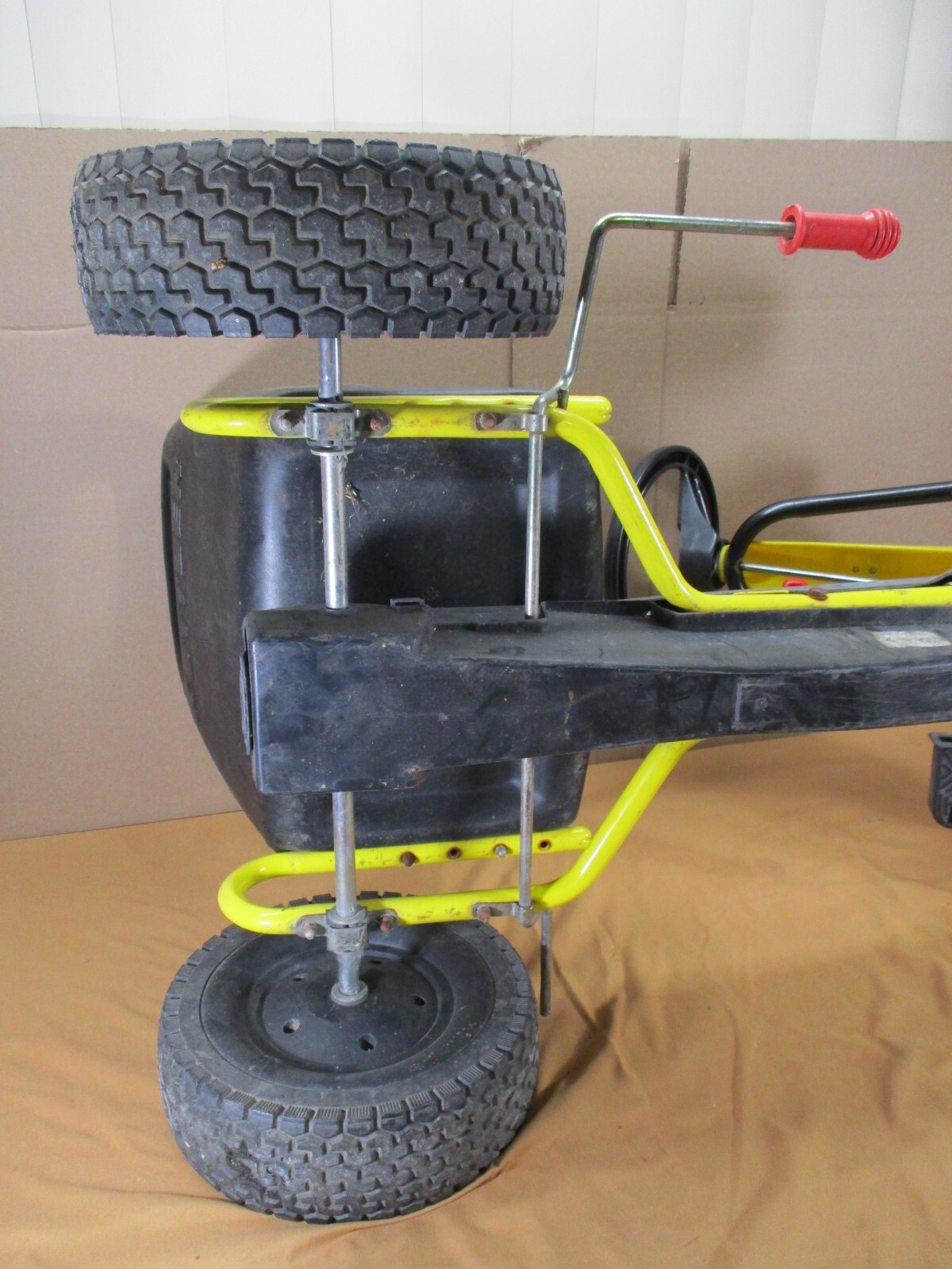 Vintage Kettler Kettcar Xtreme Pedal Race Car GERMANY Black & Yellow