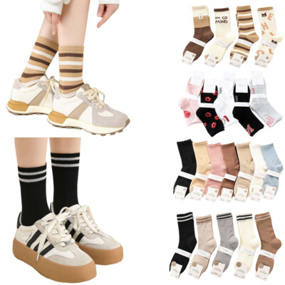 12 SOCKEN MOD. OEMEN DAMEN HALBBEIN VERSCHIEDENE MUSTER MODISCHES DESIGN