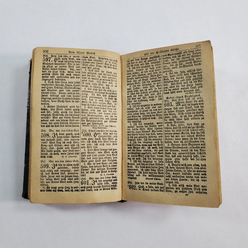 1872 German Lutheran Evangelical Congregation Church Hymn Book - Picture 5 of 9