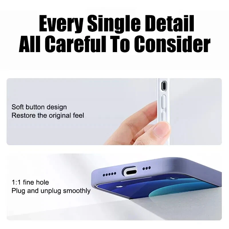 iPhone Cases Liquid Silicone Luxury Cover Shockproof Cover ALL iPhones - COLOURS - image 3 of 4