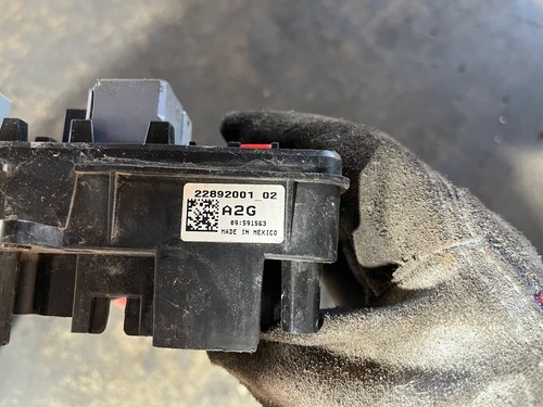 OEM 22892001 Chevrolet Malibu 2013 Fuse Box Relay Junction Unit | eBay