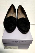 Easy Spirit Arysta Black Suede Wedge Pumps E360 With Box Size 10M