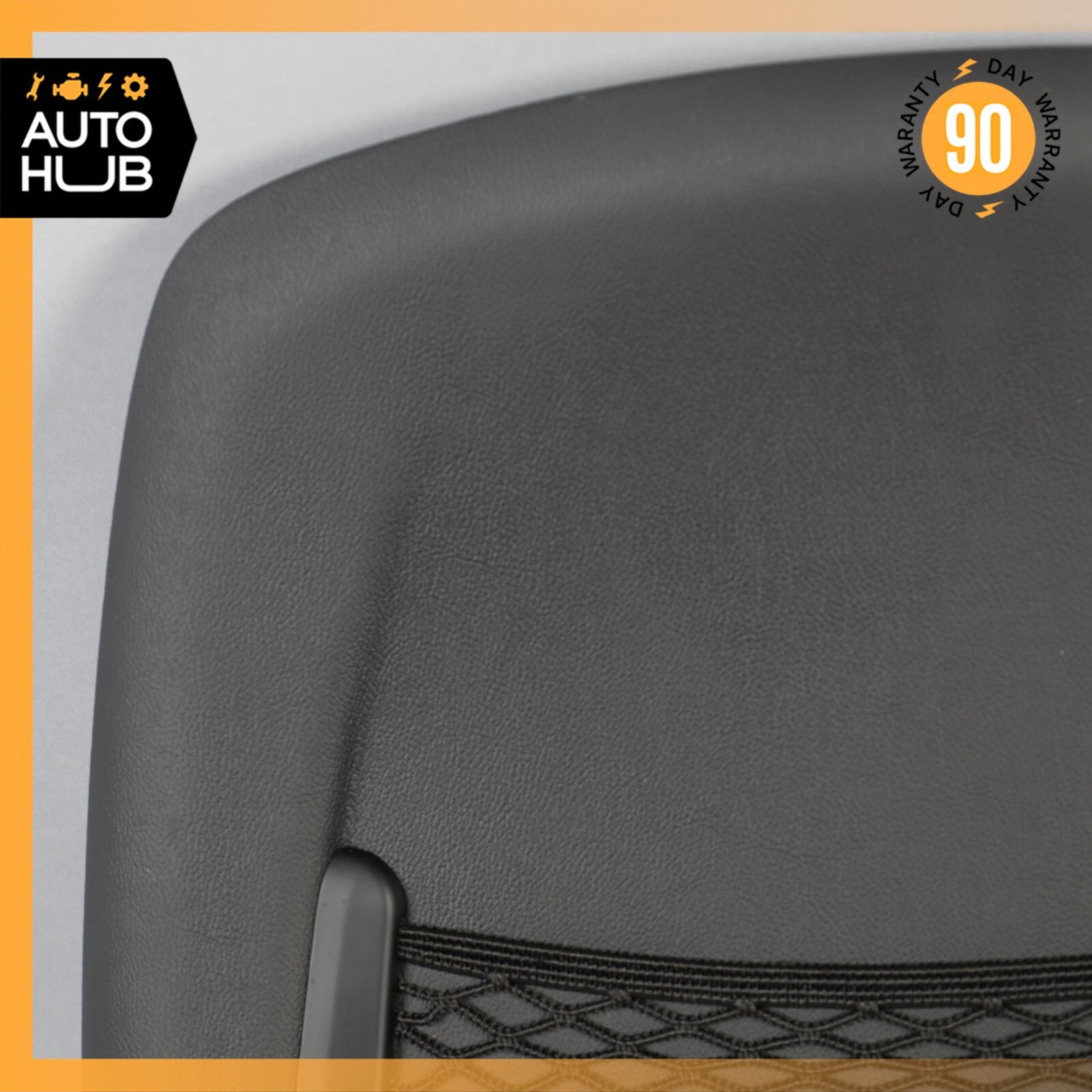 14-20 Maserati Levante M161 Front Left Driver Side Seat Back Cover Black OEM 44k