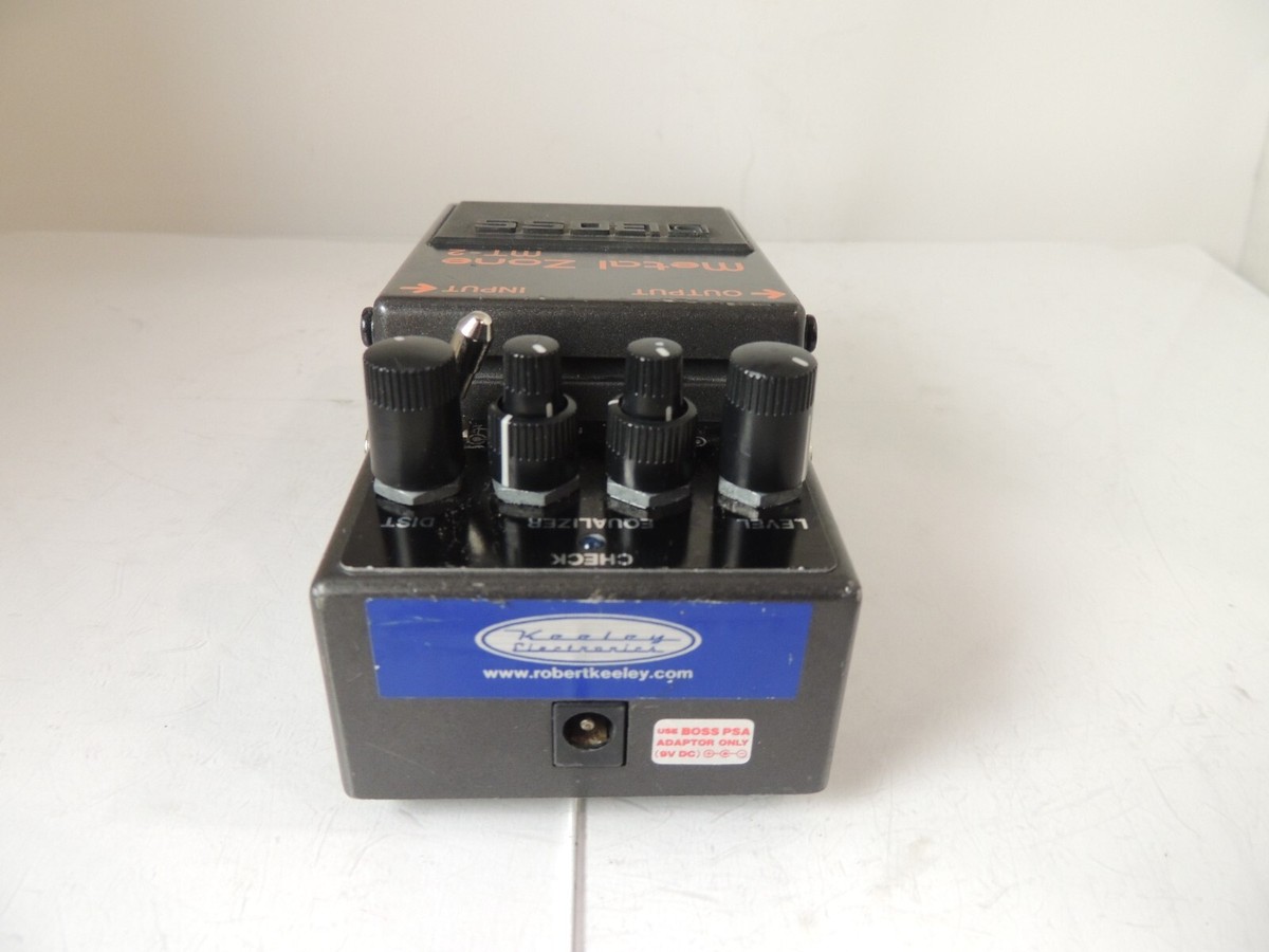 Boss MT-2 Metal Zone Effects Pedal w/Keeley Twilight Mod Modded 
