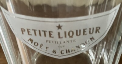 VTG Moet & Chandon Petite Liqueur Heavy Crystal Ice Bucket Champagne NEW COND