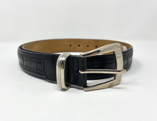 mezlan crocodile belt