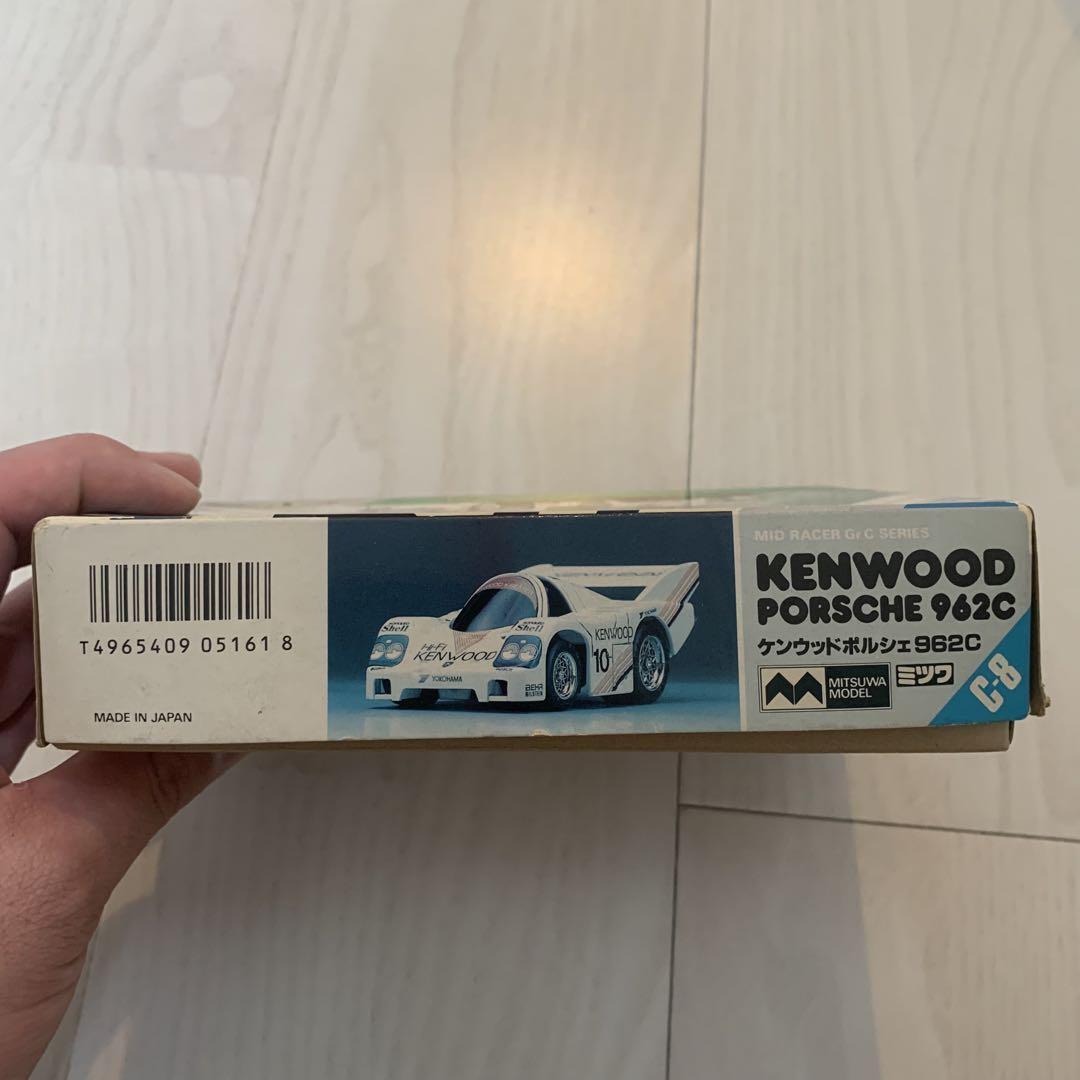 Vintage Retro Toy Mitsuwa Model Porsche 962C Kenwood Plastic
