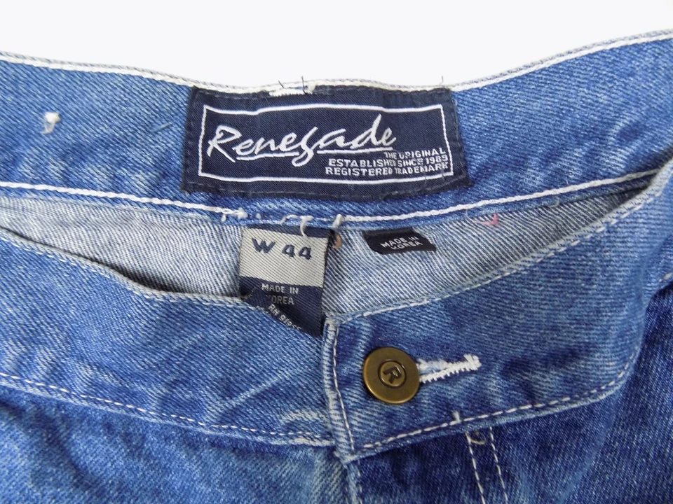 Pantalones Cortos De Colección Renegade Carpenter Jean Para Hombre Talla 44 Azul Foto 4 de 4