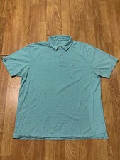 Vineyard Vines Polo Shirt Mens Size Large Classic Fit Striped Pocket Whale Golf