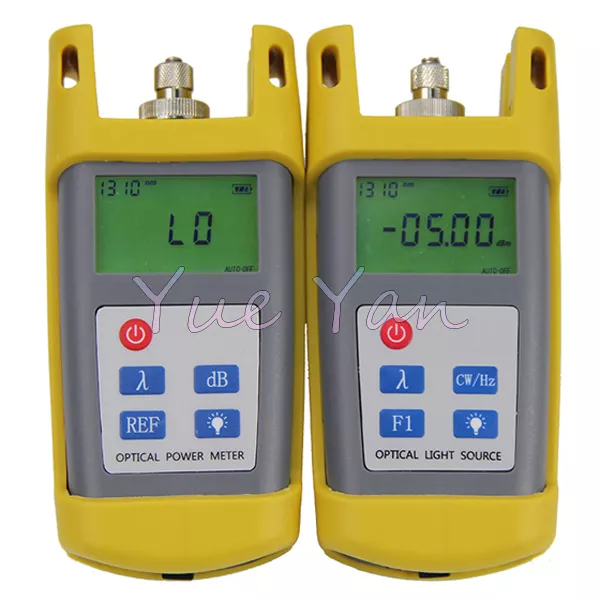 Fiber Optic Tester Tool Optical Power Meter Optical Fiber Light Source FC SC
